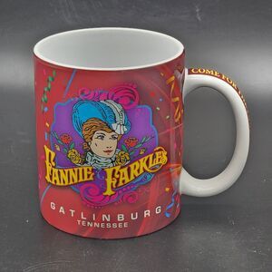 Fannie Farkle's Fanny Farkles Mug 40th Anniversary 2021 Gatlinburg TN Coffee Cup